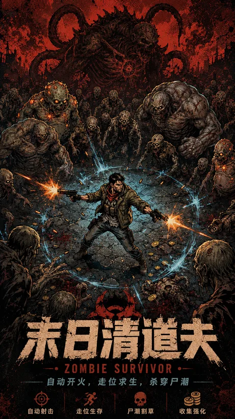 Zombie Survivor README 游戏海报